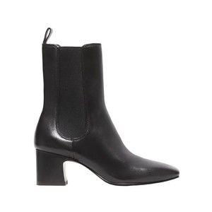 Ash Ankle Boot In Soft Black Nappa With Side Elastic - NWT